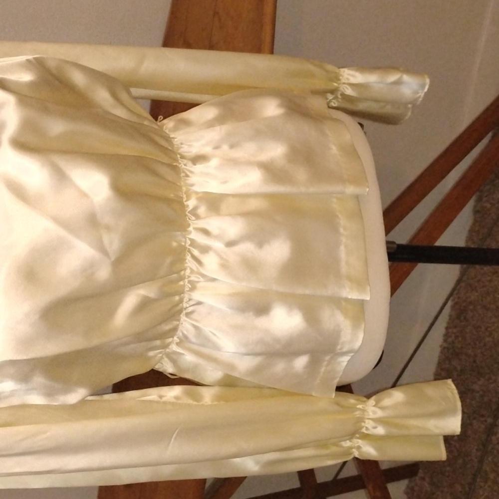 Vintage Rag Muffins San Francisco Boho Cottagecore Top W/Embroidery & Satin - Picture 4 of 9